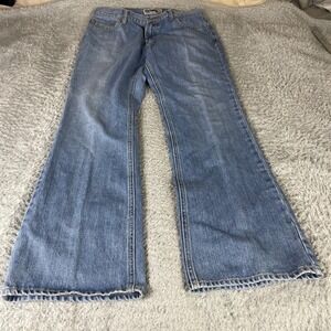 Old Navy Brand Boot-Cut Jeans Womens 10 Blue Denim Mid Rise 100% Cotton Regular